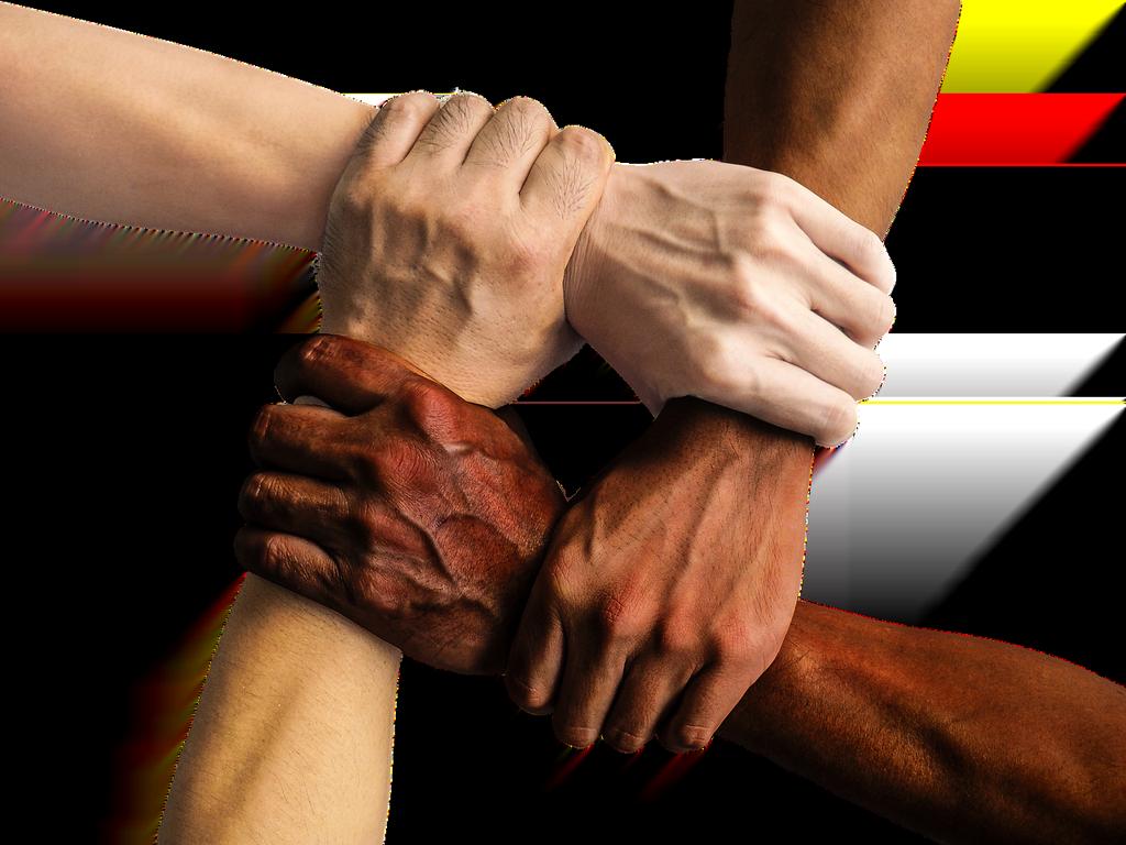 Team collaborating on cybersecurity solutions